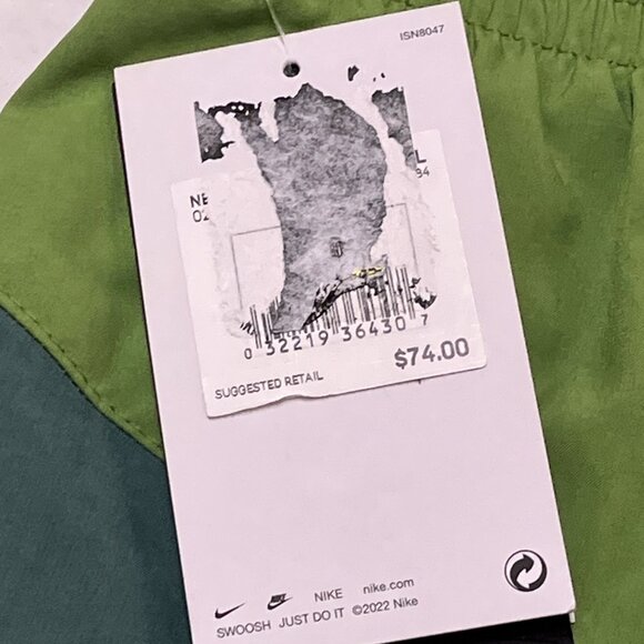 Nike Swim Trunks Mens 4XL Colorblock Boxer Brief Liner Four Way Stretch Beach - Picture 5 of 8